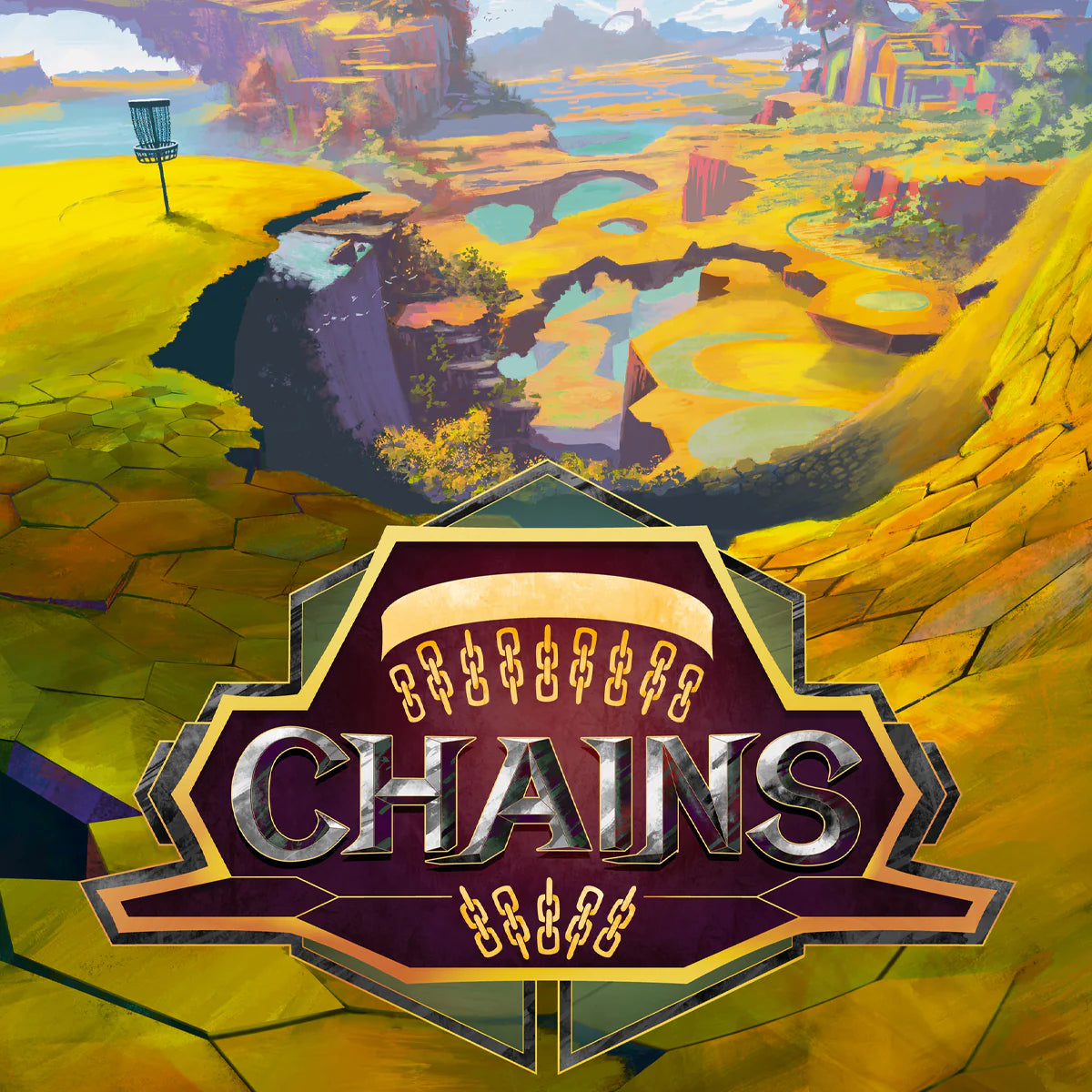 Chains Disc Golf Board Game