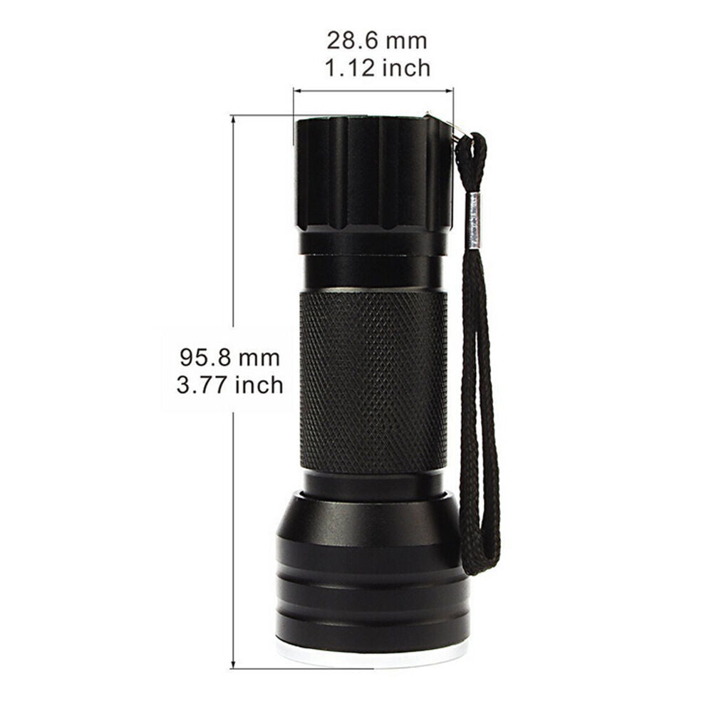 Disc Connection Medium Performance UV Torch Flashlight 21 LED